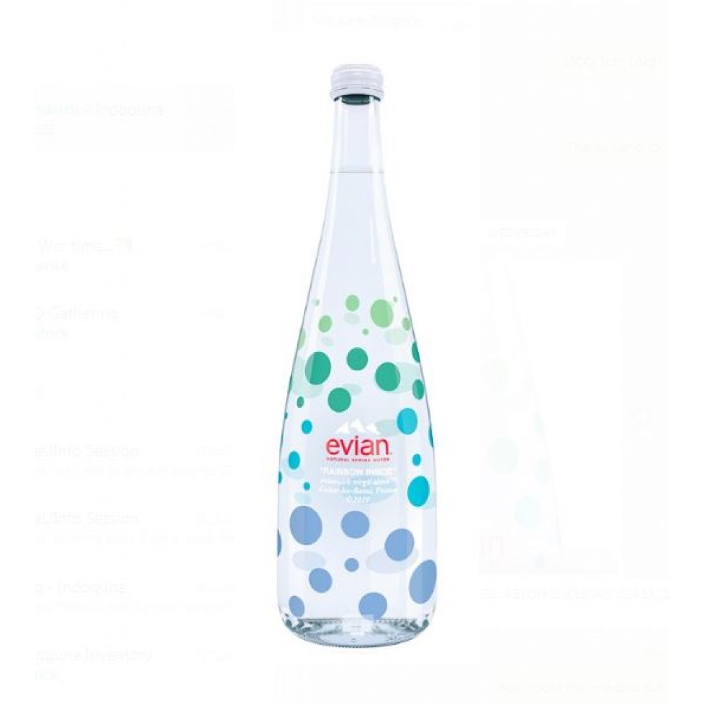 Evian x Virgil Abloh Mineral Water by Youbetterfly